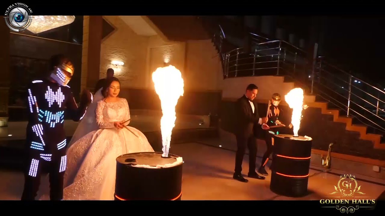 اقوى شو فاير فى مصر داخل قاعات جولدن هولز