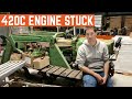 My CHEAP John Deere 420C Crawler Engine Is COMPLETELY STUCK And Way WORSE Than We Imagined