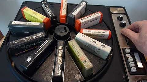 QATRON 12 Cartridge 8 Track Player/Changer Carousel Video 001