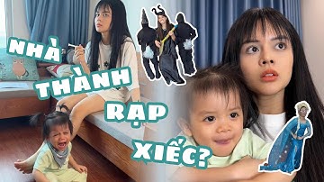 Nhà nào cũng hóa rạp xiếc khi có con cả thôi :) #fansiefamily