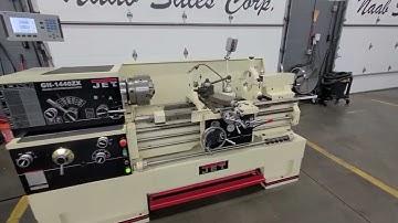 Jet GH 1440ZX Heavy Duty Precision Lathe, 3.125” Through Hole, 2 Axis Acu-Rite Dro