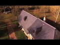 maisons vues du ciel par un drone