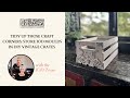 Tidy Up Those Craft Corners: Store IOD Moulds in DIY Vintage Crates