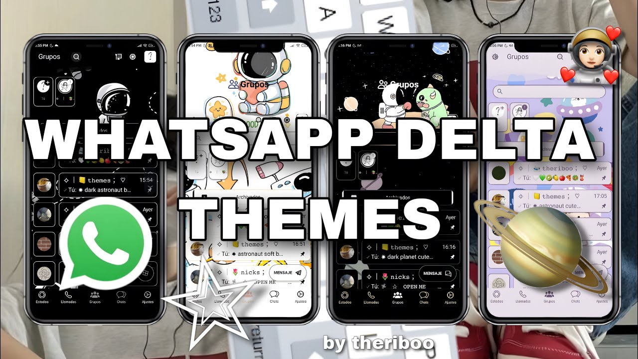 📲🪐🧑🏻‍🚀WhatsApp Delta Themes | [Ultra] 2023 Temas | @theriboo 🔭🚀 - YouTube