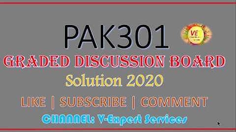 PAK301-Pakistan Studies GDB Solution 2020