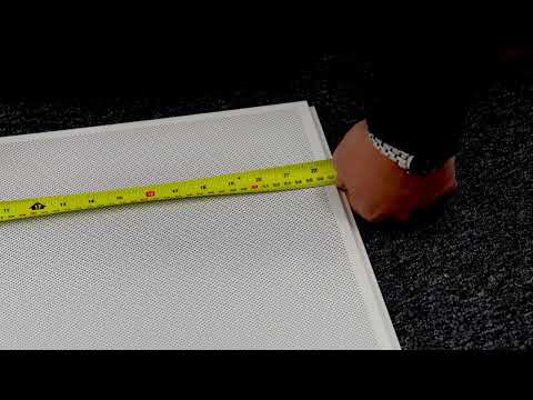 How to Identify Perforation Patterns on Metal Ceiling Tiles | Ceiling Tiles UK