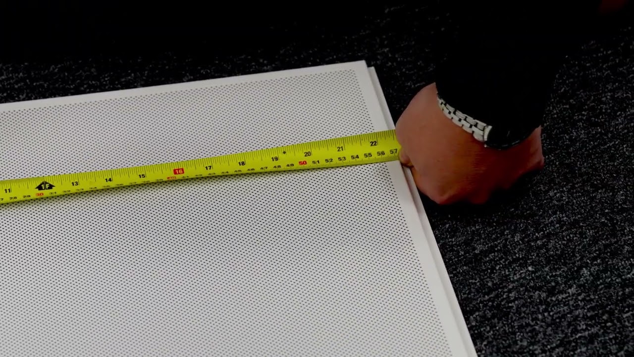 How to Identify Perforation Patterns on Metal Ceiling Tiles | Ceiling Tiles UK
