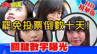 【頭條開講】20210127 罷免投票倒數十天! 關鍵數字曝光 破72892就能成功罷捷! 精華版 周玉琴 林嘉源