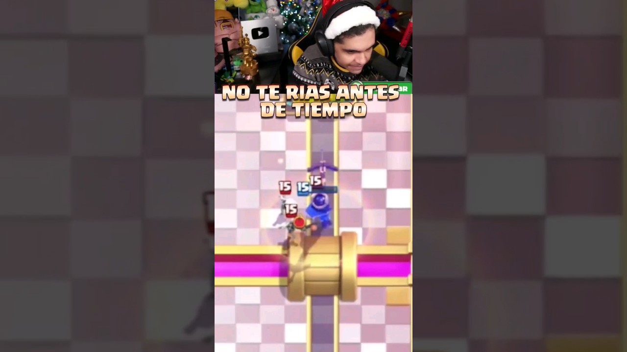 NO TE RIAS ANTES DE TIEMPO EN CLASH ROYALE 😅✋ #clashroyale #shorts