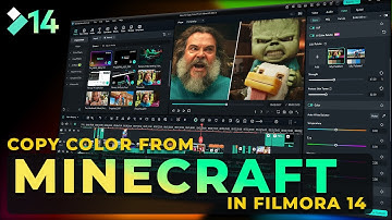 Color Grade Like the Minecraft Movie in Filmora | AI Color Palette Tutorial