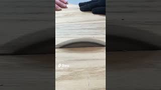 AMAZING! Saw Blade coming up through wood  ##woodworking #shorts  #diy #closeup  #homeimprovement