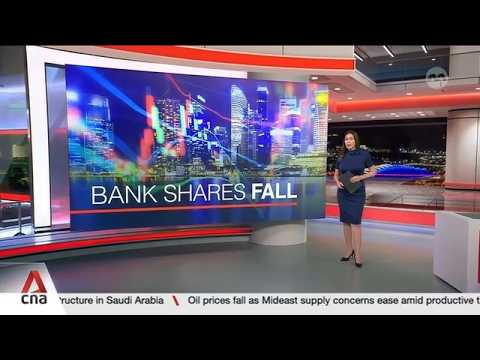 Singapore bank shares retreat sharply after hitting record highs