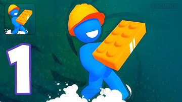 Toy Block 3D: City Build Gameplay Walkthrough Part 1 - Tutorial Builld City Block (Android,iOS)