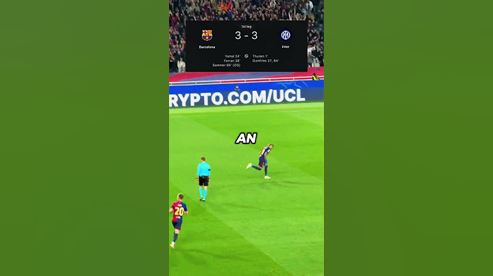 How Inter got robbed of their 4th goal against Barcelona. 😳😰