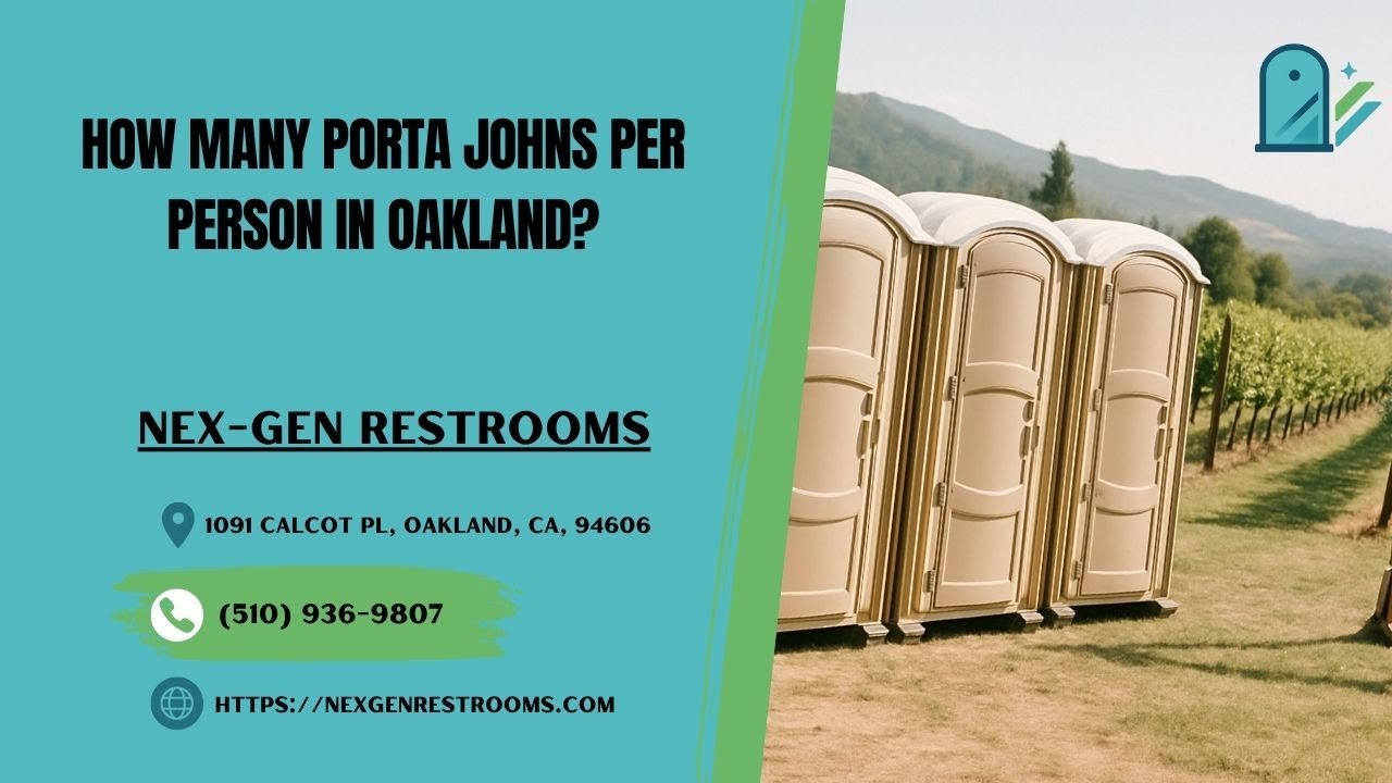 How Many Porta Johns Per Person in Oakland? 🚽🏡