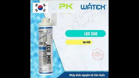 Máy Lọc Nước Hàn Quốc Watek - HQ9-1E-ECOMAC