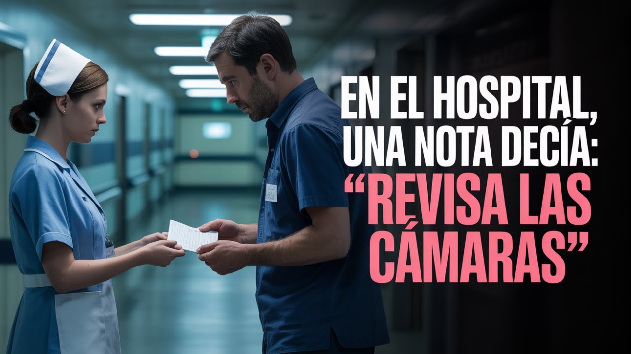 En el hospital por el hueso roto de mi esposa, una enfermera me deslizó discretamente una nota que d
