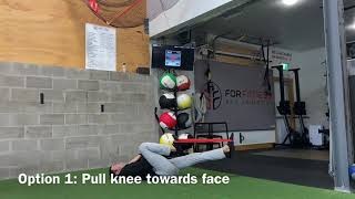 Deadbug Banded Hip Flexion