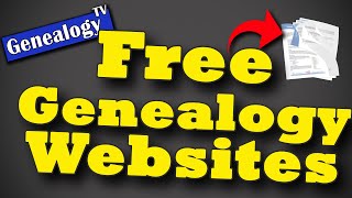 Top Free Websites for Family History & Genealogy Research by Genealogy TV 8,104 views 1 month ago 20 minutes