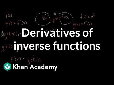 ভিডিও: ক্যালকুলাসে বিপরীত ফাংশন কী?