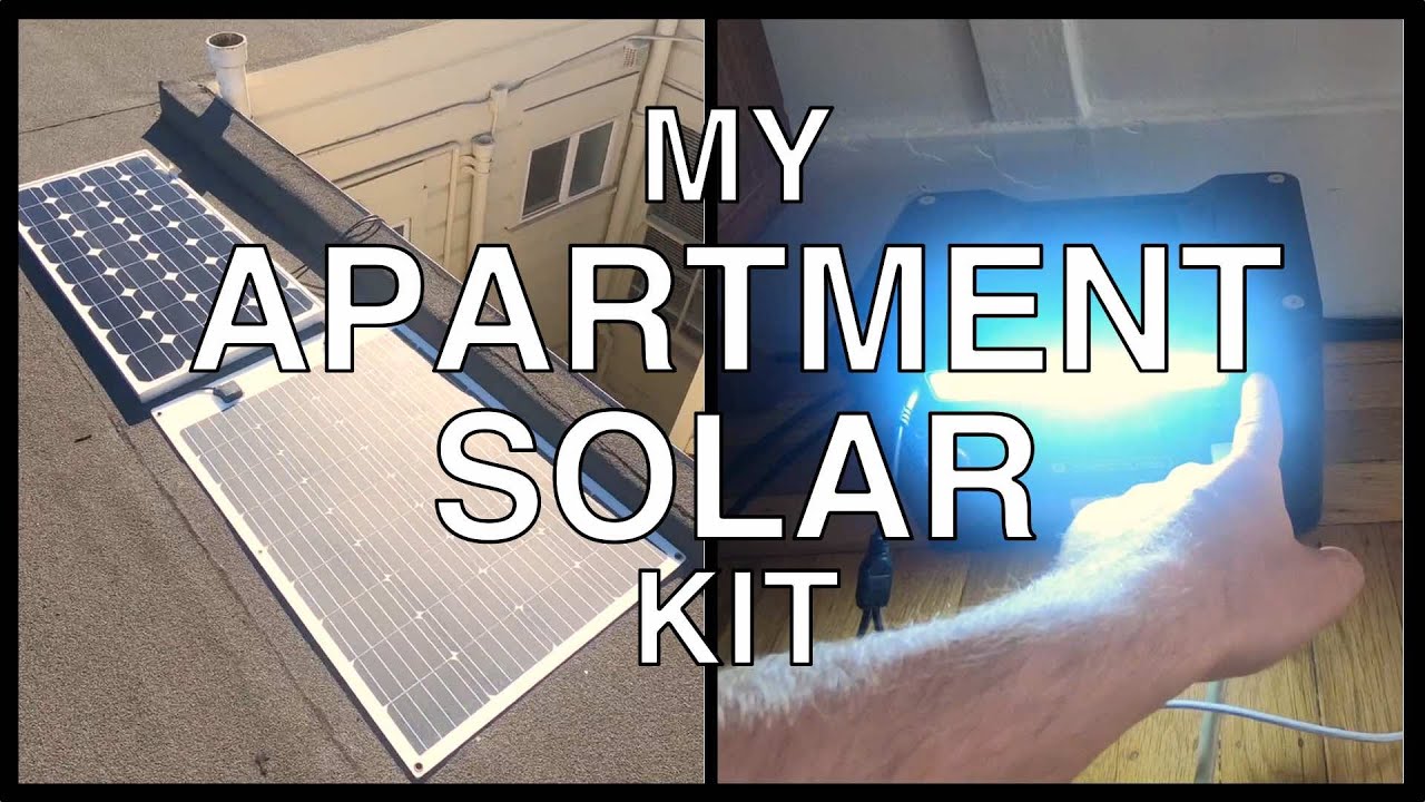 $599 Solar For Apartment Renters? Diy Solar Panels + 500W Micro \