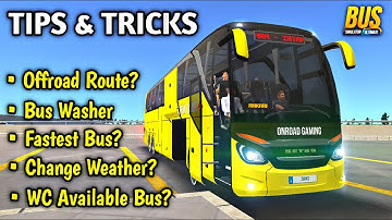 🚚Useful Tips & Tricks For Everyone In Bus Simulator Ultimate New Update 2.0.3 🏕 | Bus Gameplay