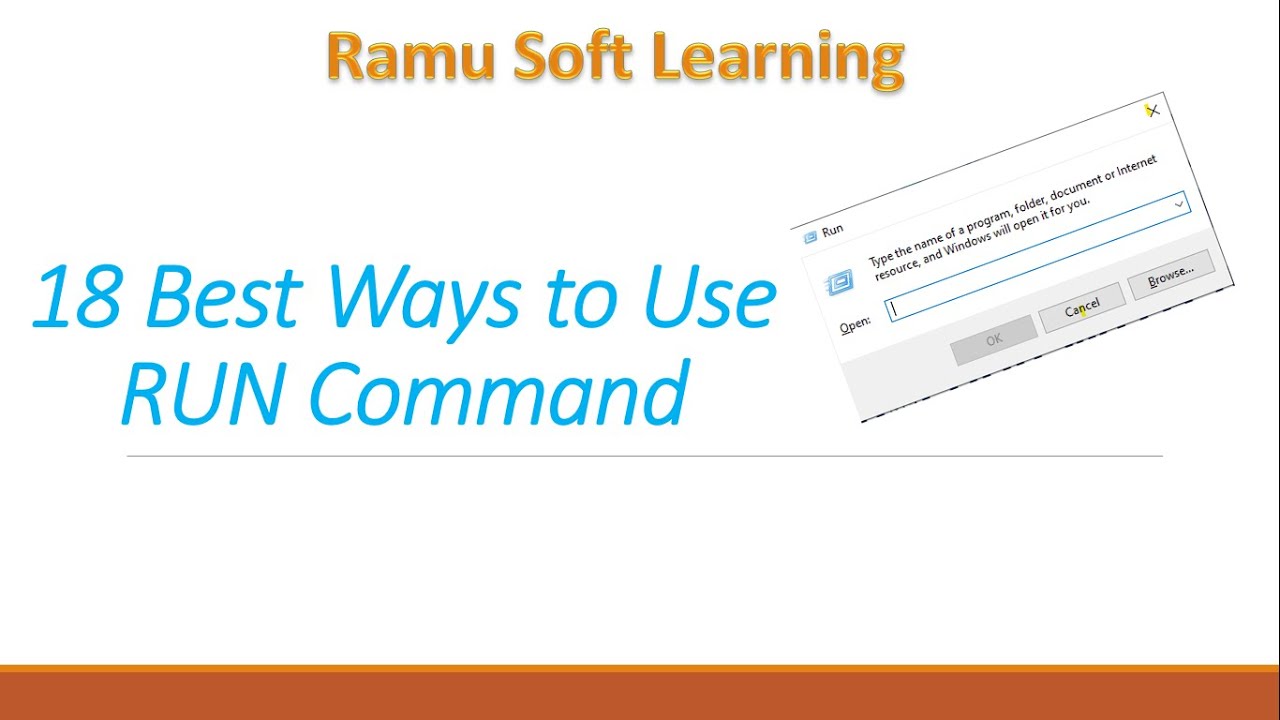 18 Best Ways to Use RUN Command - YouTube
