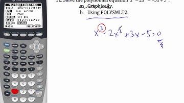 IB Math - Solving Polynomial Equation with PLYSMLT - GDC