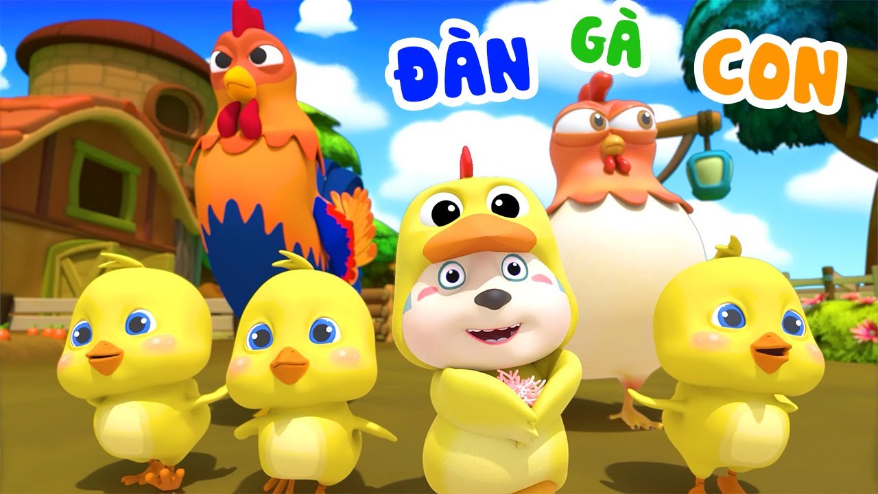 Nhạc Thiếu Nhi Vui Nhộn 2025 - Đàn Gà Con - Liên Khúc Nhạc Thiếu Nhi Sôi Động Cho Bé - Con Heo Đất
