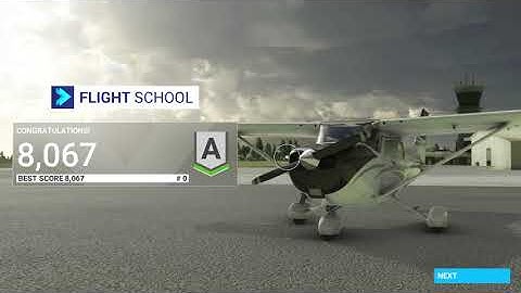 MS FS2020 Xbox Flight Training  IFR Navigation IFR Tesl Score 8,067
