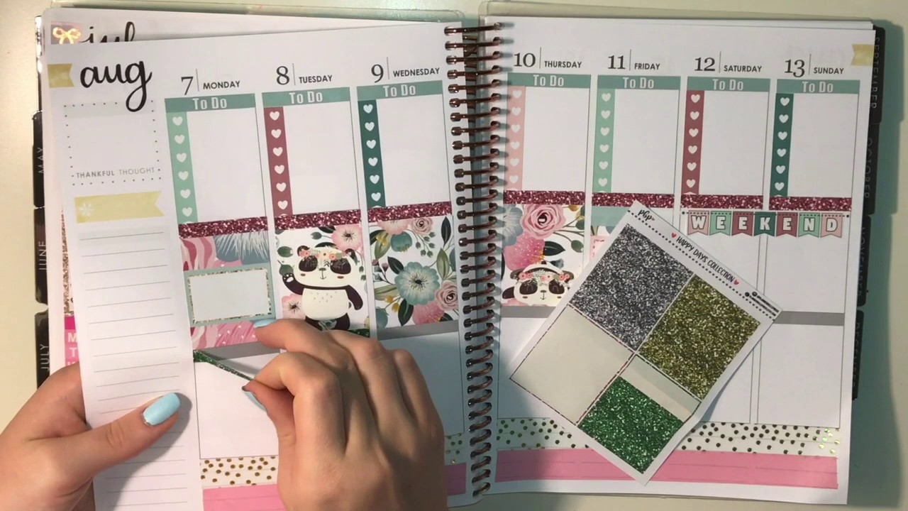 Plan With Me! Ft. NoWhiteSpaceStickers and Erica G Designs! - YouTube