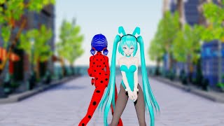 MMD Miraculous X Vocaloid Bunny's Brooklyn Blood Pop Dance Dance