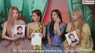 [SUB ESPAÑOL]  BLACKPINK juega ¿Que tanto sabes de tus compañeras? en BILLBOARD