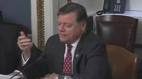 Rep. Cole asks questions in Rules Committee Hearing