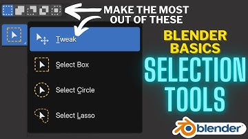 Mastering BLENDER BASICS Made Easy - Selection Tools