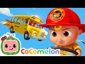 Wheels on the Bus To The Rescue!🚀 | Cocomelon | Kids Cartoons & Nursery Rhymes | Moonbug Kids