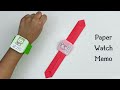 How to make easy paper watch memo for kids  nursery craft ideas  paper craft easy  kids crafts