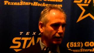 Willie Desjardins: Texas Stars Post Game Interview 12/29
