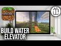 How To Make An Easy Water Elevator In Minecraft