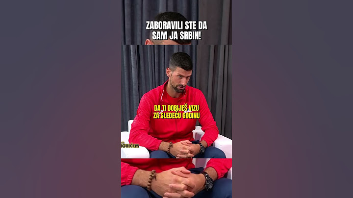 Zaboravili ste da sam Srbin! #djokovic #novak #nole #srbija #tenis #australija #champion #goat
