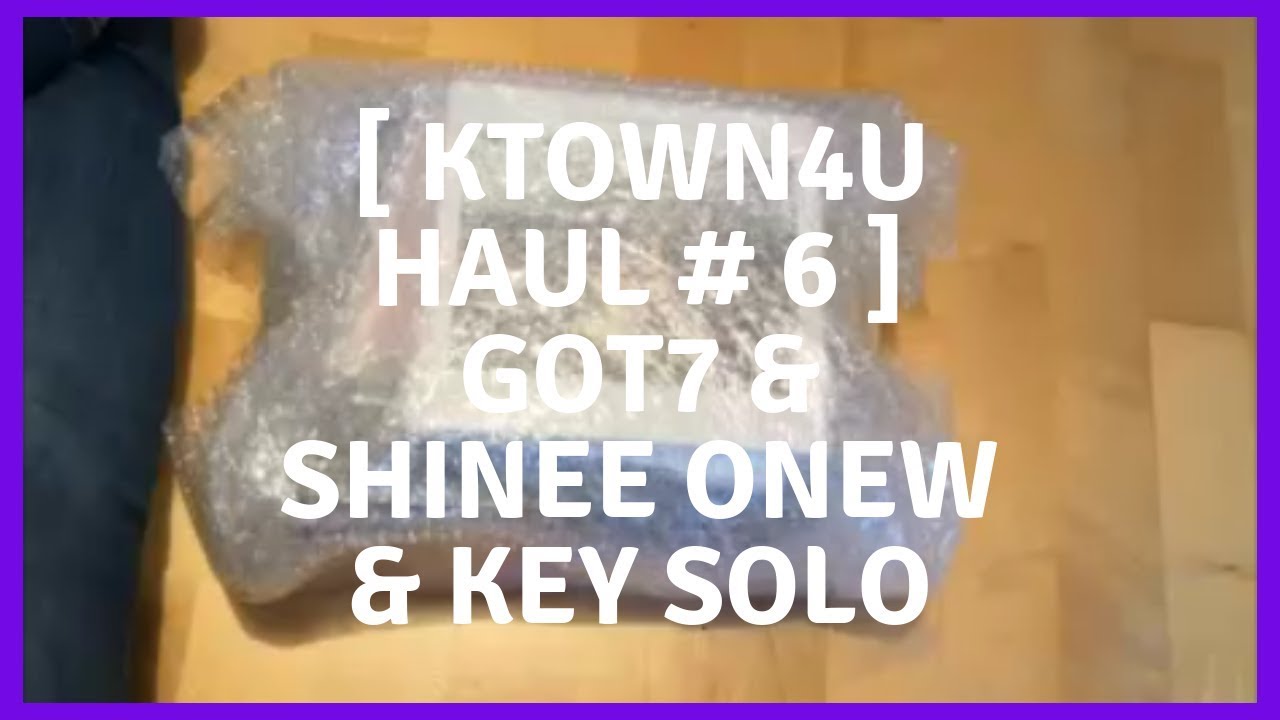 aliexpress kpop haul [ Ktown4u Haul # 6 ] GOT7 & Shinee Onew & Key Solo