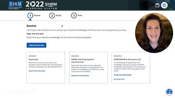2022 SHRM Learning System Tour to Prepare for the SHRM-CP and SHRM-SCP Exam
