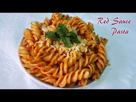 Pasta In Red Sauce Recipe || Red Sauce Pasta Recipe