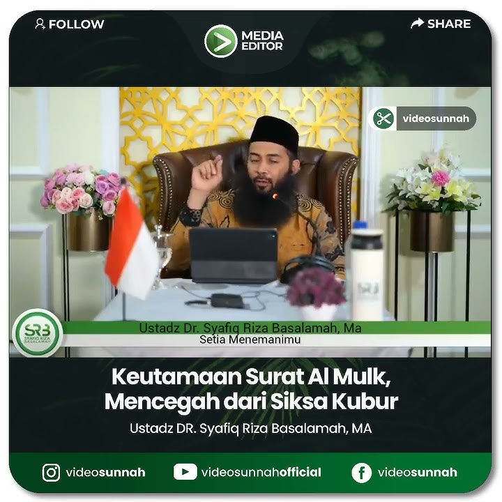 KEUTAMAAN SURAH AL MULK, MENCEGAH DARI SIKSA KUBUR - USTADZ SYAFIQ RIZA BASALAMAH