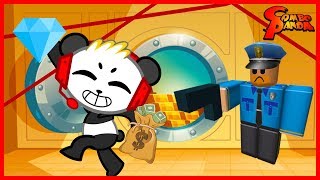 Roblox Stealing The Rarest Golden Item In Robbery Simulator Vloggest - pat and jen roblox robbery simulator