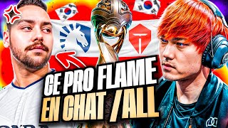 CE PRO FLAME EN CHAT /ALL AU MSI.. IL SE FAIT KARMA? (DU JAMAIS VU? TL vs TES)