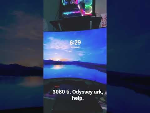Screen flickering new odyssey ark monitor. Still can’t fix it #samsung #odyssey #ark #flickering