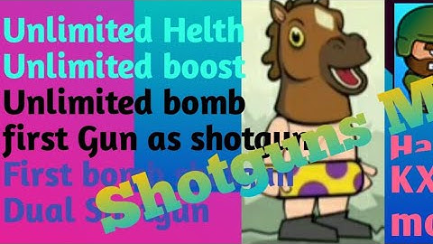 Mini militia v5.3.4 Shotgun mod by kxt mods