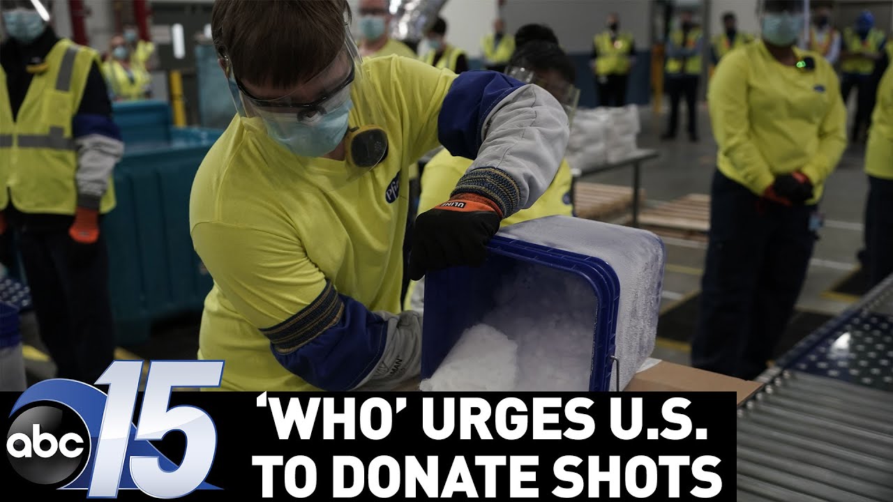World health leaders beg US to donate vaccines to countries in need