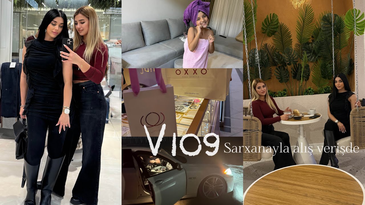 Günümün Vlogu | Sarxanayla Maraqlı Alış-veriş🛍️Gecəni Maşın Axtarmaqla Keçirdim😅Evə Pişik Gətirdim 🐱